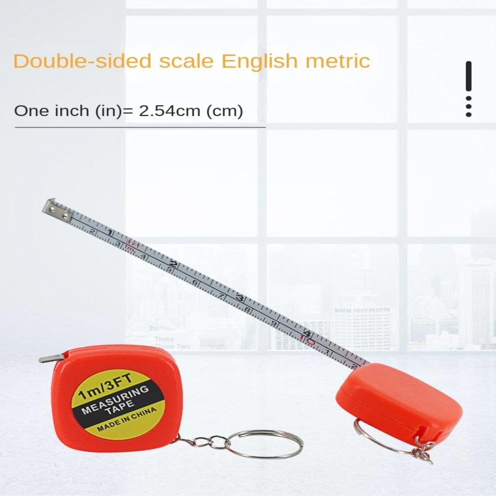 Inch Auto Shrink Children Ruler Retractable Ruler Tape 1m 3ft Measures Height Measuring Tape