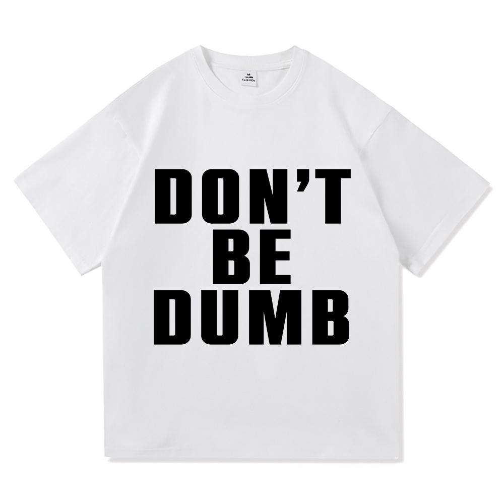 AAP ASAP Rocky Dont Be Dumb album graphics cotton mens shirt 2026 Summer shirts Womens Y2k Hip Hop Short Sleeve Top