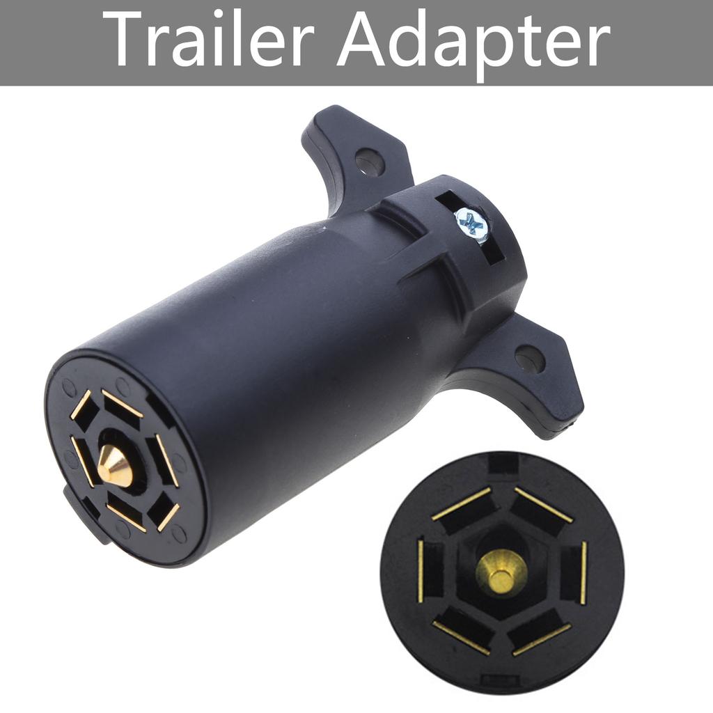 Vehicle-Side 7-Pin RV Blade Trailer Wiring Harness Connector