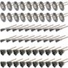 JINTONG Dremel Rotary Tool 3 Wire Steel Wire Wheel Polishing Grinding Bristle Polishing Dremel Rotary Tool Accessories Pack of 60 Brushes, Types