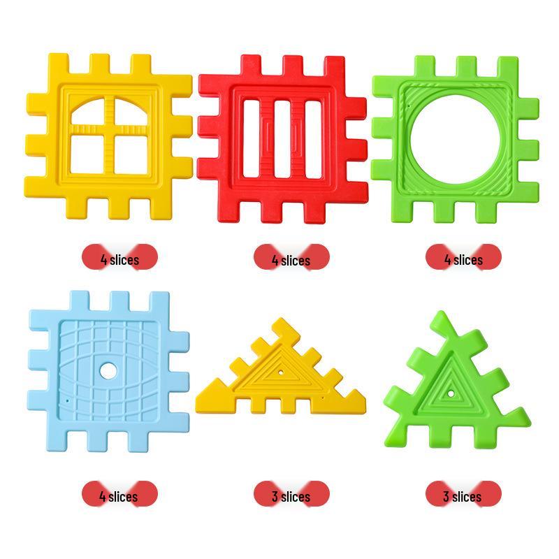 Happy Blocks: Extra Large Sensory Construction Set for Kids