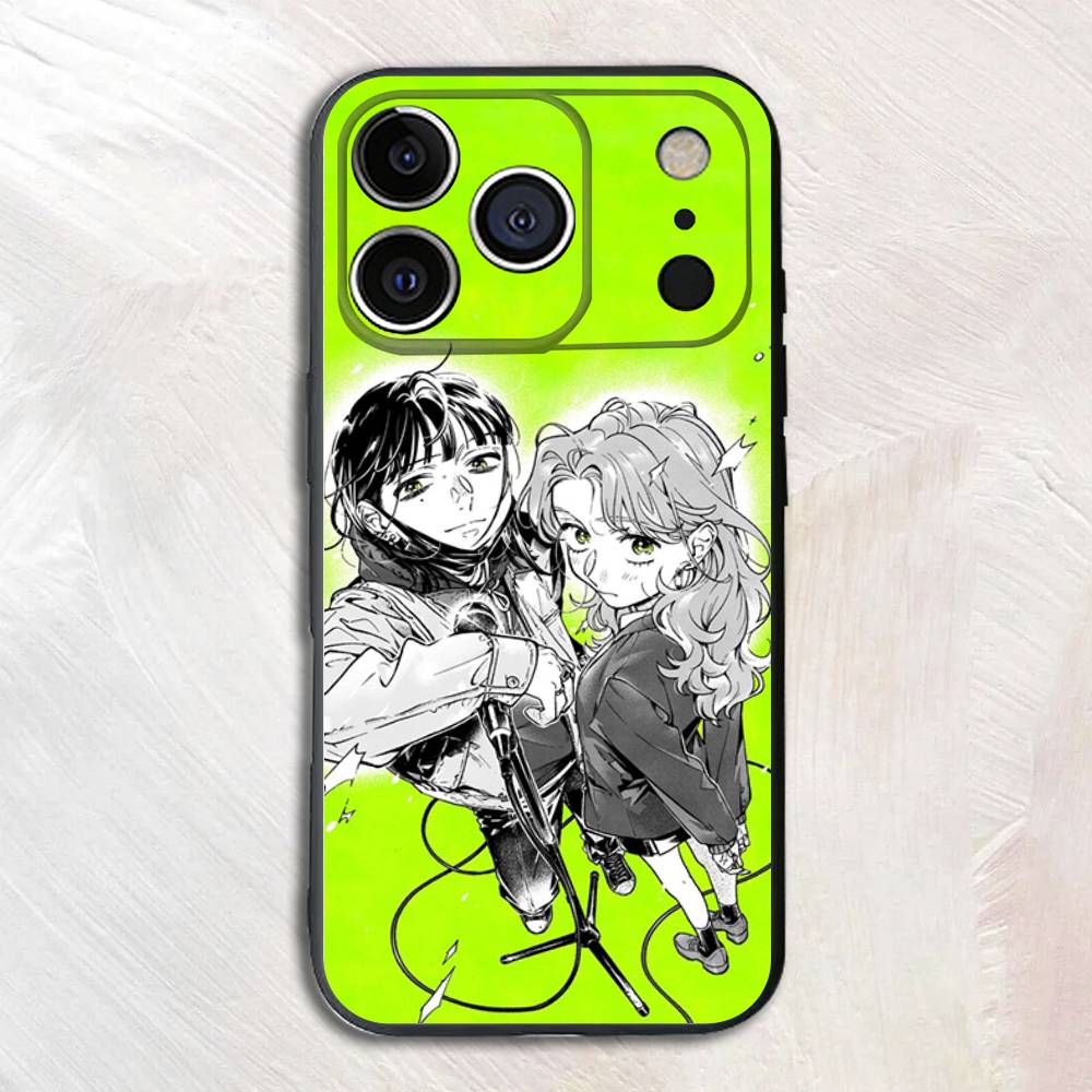 Cartoon Aya Osawa Mitsuki Koga Black Matte Phone Case For iPhone 17,16,15,14,13,12,13,12,11 Pro Max Plus mini XS Soft Back Cover