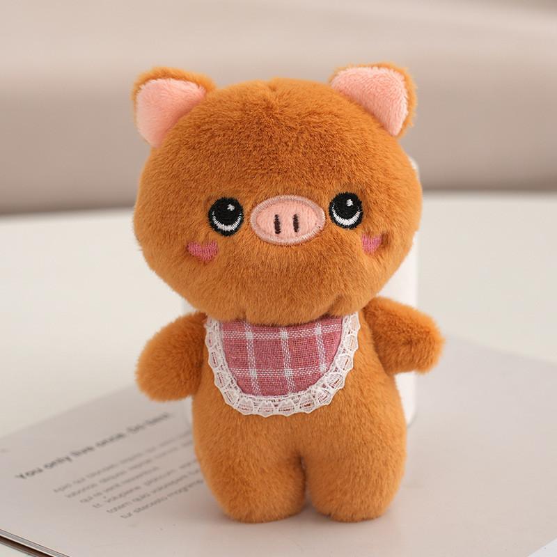 Delightful Pig Plush Keychain Pendant Piggy Stuffed Doll Wedding Souvenir Doll Gift