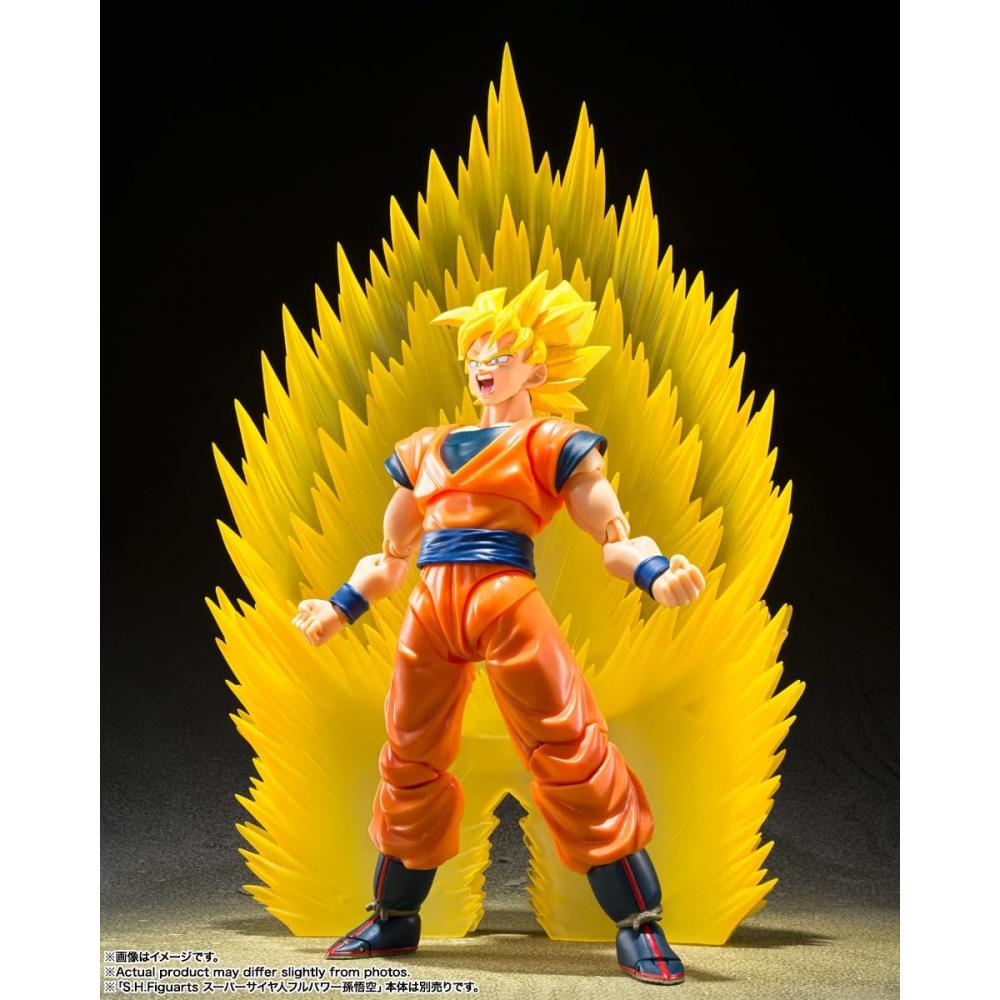 SHFiguarts Dragon Ball Z Super Saiyan Son Goku Effect Parts Set - Телепортация Камехамеха - Приблизительно. Окрашенная подвижная фигура из АБС и ПВХ, 150 мм