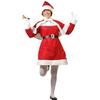 Déguisement Mère Noël Feutrine Femme - Rouge - Adulte - Intérieur
