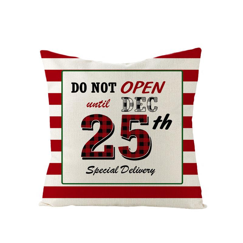 Рождественская наволочка Полиэстер Красный и Зеленый Клетчатый Принт Подушка Скандинавский Дом Гостиная Диванная Подушка