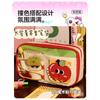 Cute Large Capacity Multi Layer Apple Pencil Case Stationery Bag For Female Students