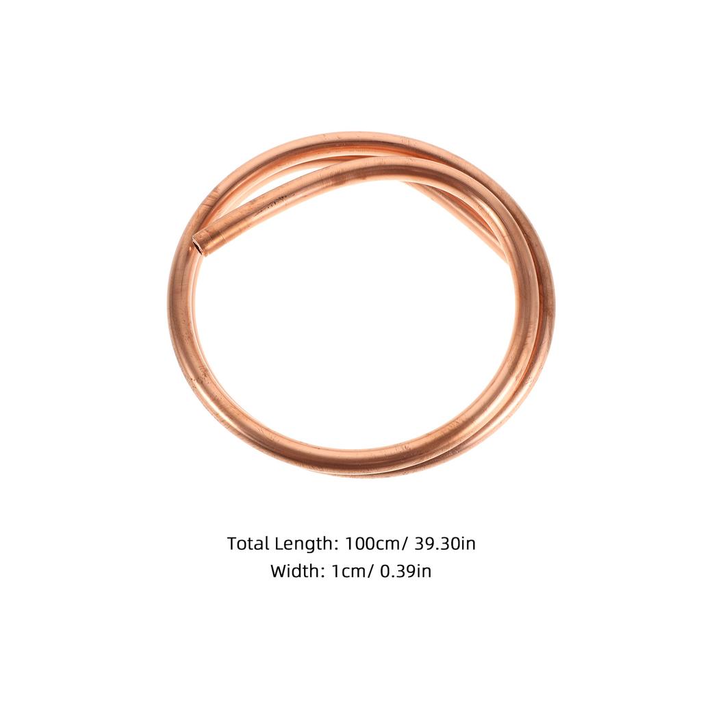 10Mm Od X 8Mm Meter Soft Copper Tube Coil Flexible For Hvac Ac Refrigeration Water Dispenser Solar Heater Industrial Grade