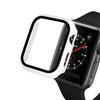 Стекло + чехол для Apple Watch серии 6, 5, 4, 3 SE, 44 мм, 40 мм, чехол для iWatch, 42 мм, 38 мм, бампер, Защитная пленка для экрана + чехол, аксессуары для Apple Watch