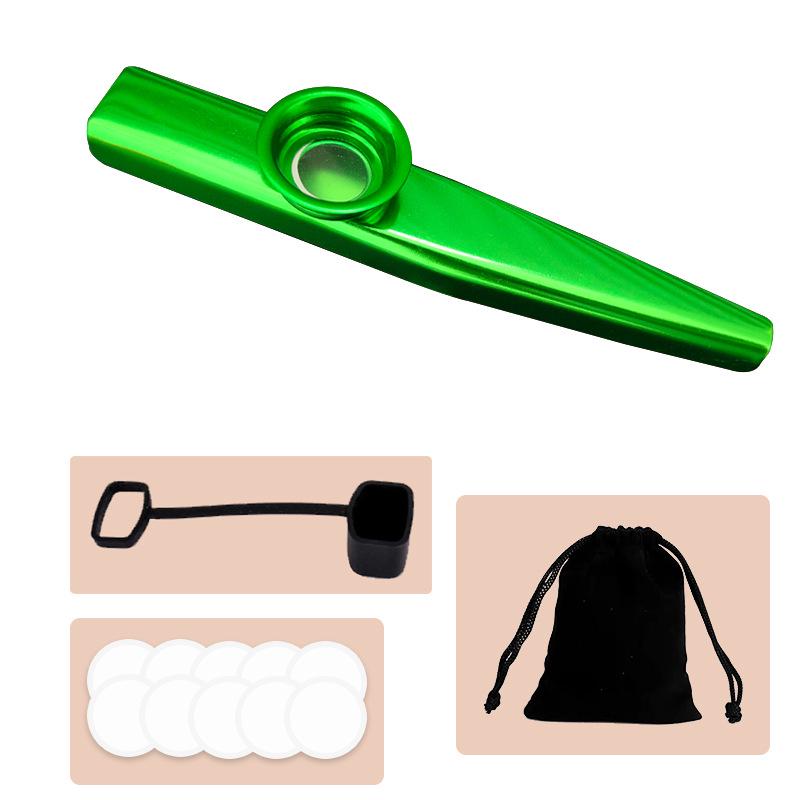 Металлическое казу Трансграничный музыкальный инструмент Подарок Труба Саксофон Диафрагма