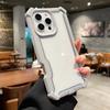 Прочный Двухслойный Прозрачный Роскошный Ударопрочный Долговечный Чехол для Телефона для iPhone 16 Pro Max 15 Plus 14 13 12 11 Защитная Крышка