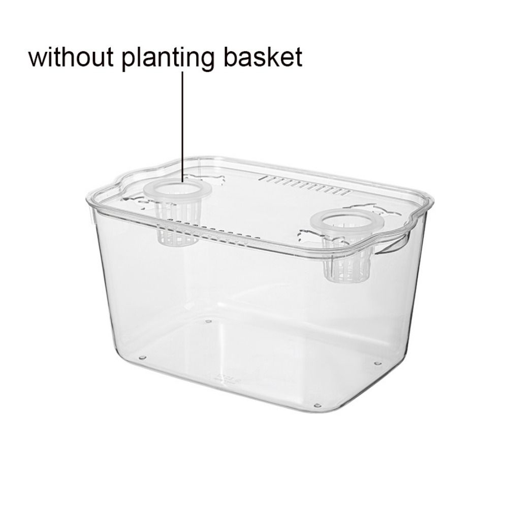 Fall Prevention Desktop Goldfish Bowl PET Tabletop Fish Tank Mobile Small Fish Tank Office