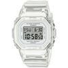 [CASIO] BABY-G BGD-565US-7JF Женские цифровые часы, Квадратные, Ударопрочные, 10 АТМ, Белый скелет
