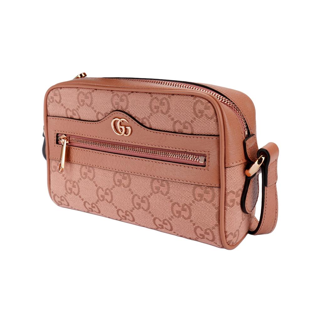 GUCCI Ophidia Fabric With Cow Leather Shoulder Bag, Crossbody Bag Mini Women's Pink 574493-FACC7-5748