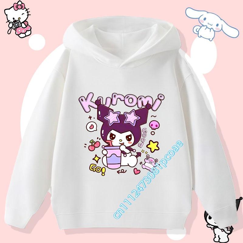 Boys' Sport Shirt Girls' Casual Top Cartoon Print Fall/Winter Pullover Shirt Children's Hooded Sweatshirt