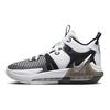 Кроссовки LeBron Witness 7 GS белые черные детские металлик-серебристый DQ8650-100