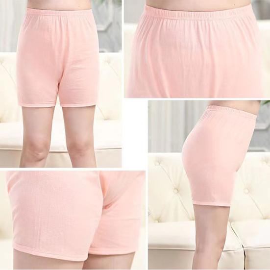 Нижнее белье для пожилых женщин из хлопка, свободные мягкие трусы-боксеры с высокой талией, трусики-шорты для женщин среднего возраста