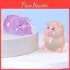 Adorable Glow-in-the-dark Pig Figurine Resin Craft For Diy Decor And Desktop Accents