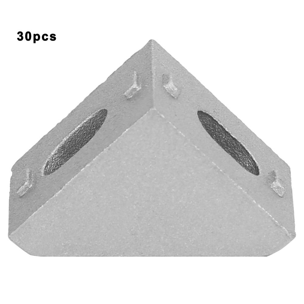 20 Pcs 90 Degree L Connector 2020 Series Right Angle Joint For 3D Printer, CNC Machine