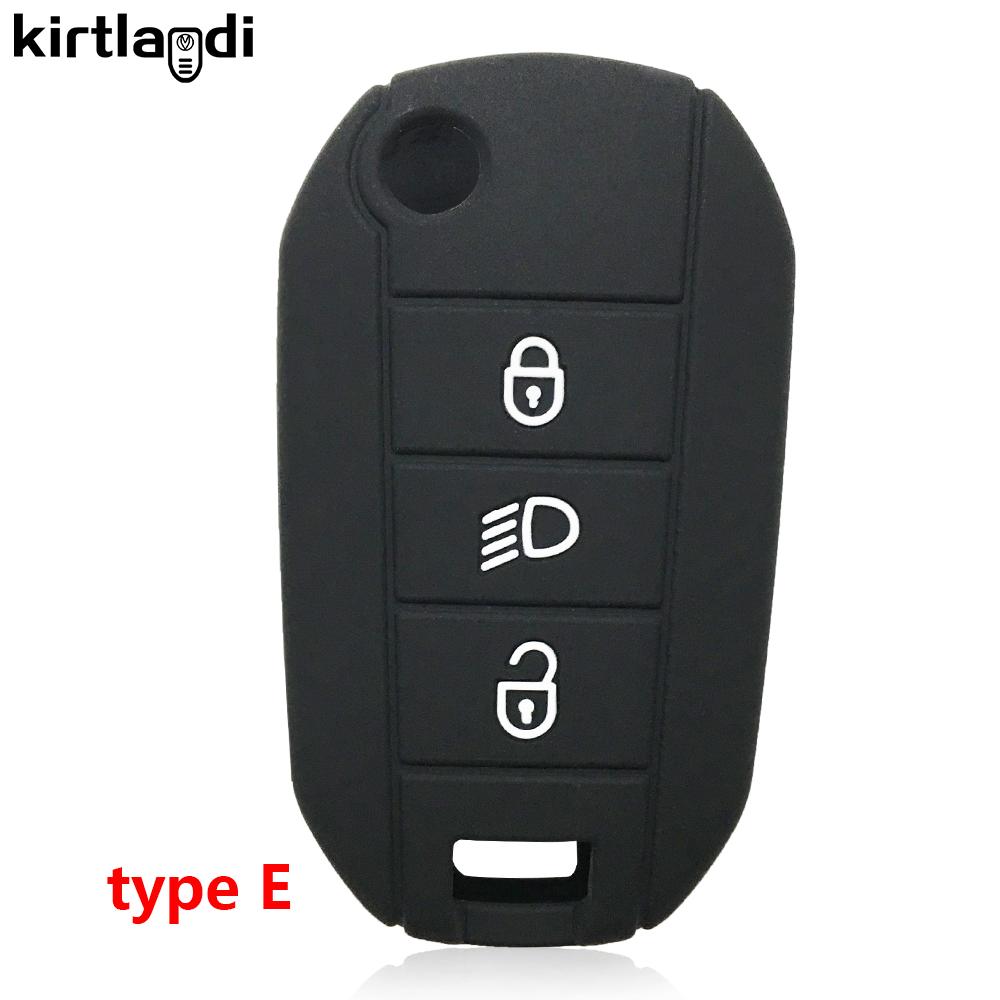 Для Fiat Scudo для Opel Combo для Peugeot Rifter 2020 207 208 307 308 407 408 5008 308SW 2008 для Citroen C4 Чехол-кожура для ключа