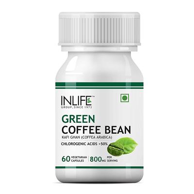 Экстракт зеленых кофейных зерен (60 кап, 800 мг), Green Coffee Bean,