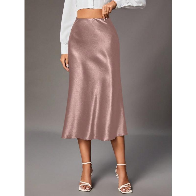 Женская атласная юбка High Sense Small Skirt