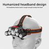 7 LED Headlamp Rechargeable Powerful Head Lamp With Built-in 18650 Battery Outdoor Camping Headlight Head Flashlight