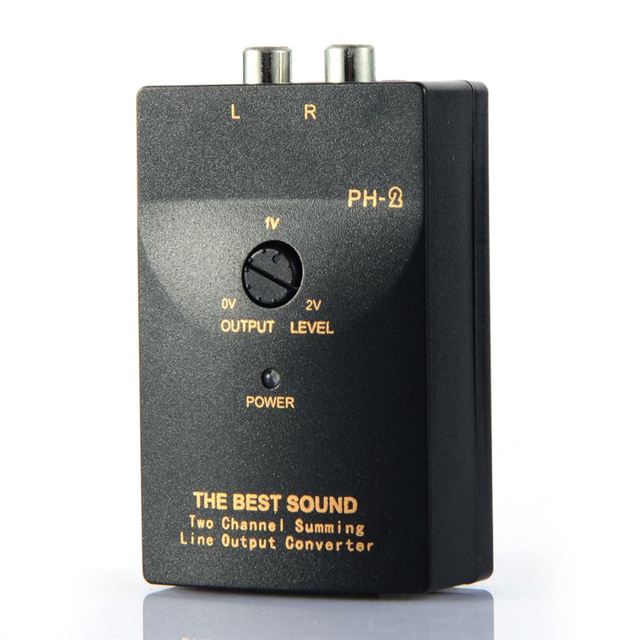 Ph-2 Автомобильный аудиодинамик Преобразователь линейного выхода высокого уровня в низкий