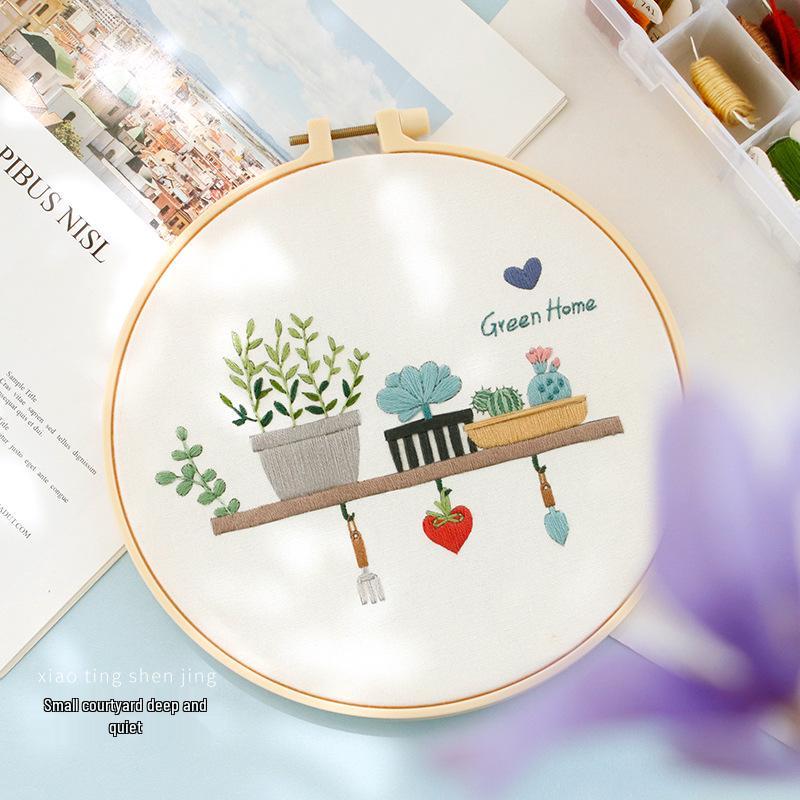 Набор для начинающих для вышивки своими руками: Вышивка крестом узоров Су и Сян с использованием французских техник