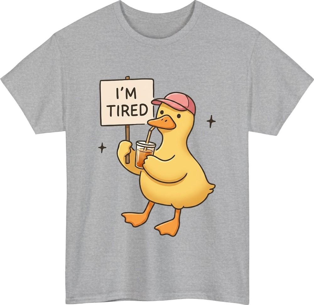 Funny Duck TShirt Funny Friend Birthday Meme Tee Gift For Party Unisex