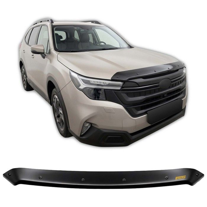 SCOUTT | Bra Capot Déflecteur Protection Pour Subaru Forester Depuis 2025, Aérodynamique, Assemblage Facile, Aucun perçage requis