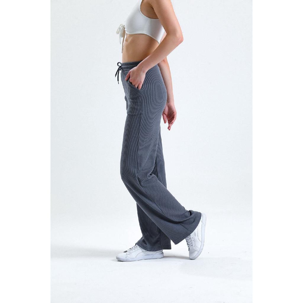 Women's Elastic Pocket Wide Leg Sweatpants