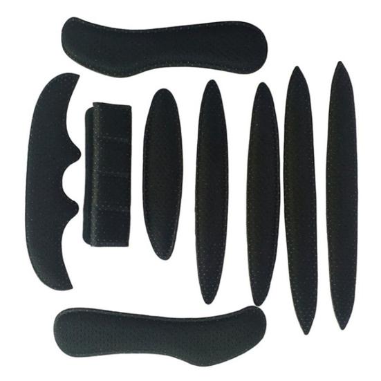 27 шт./компл. модные моющиеся черные подкладки для шлема, аксессуар для предотвращения столкновений
