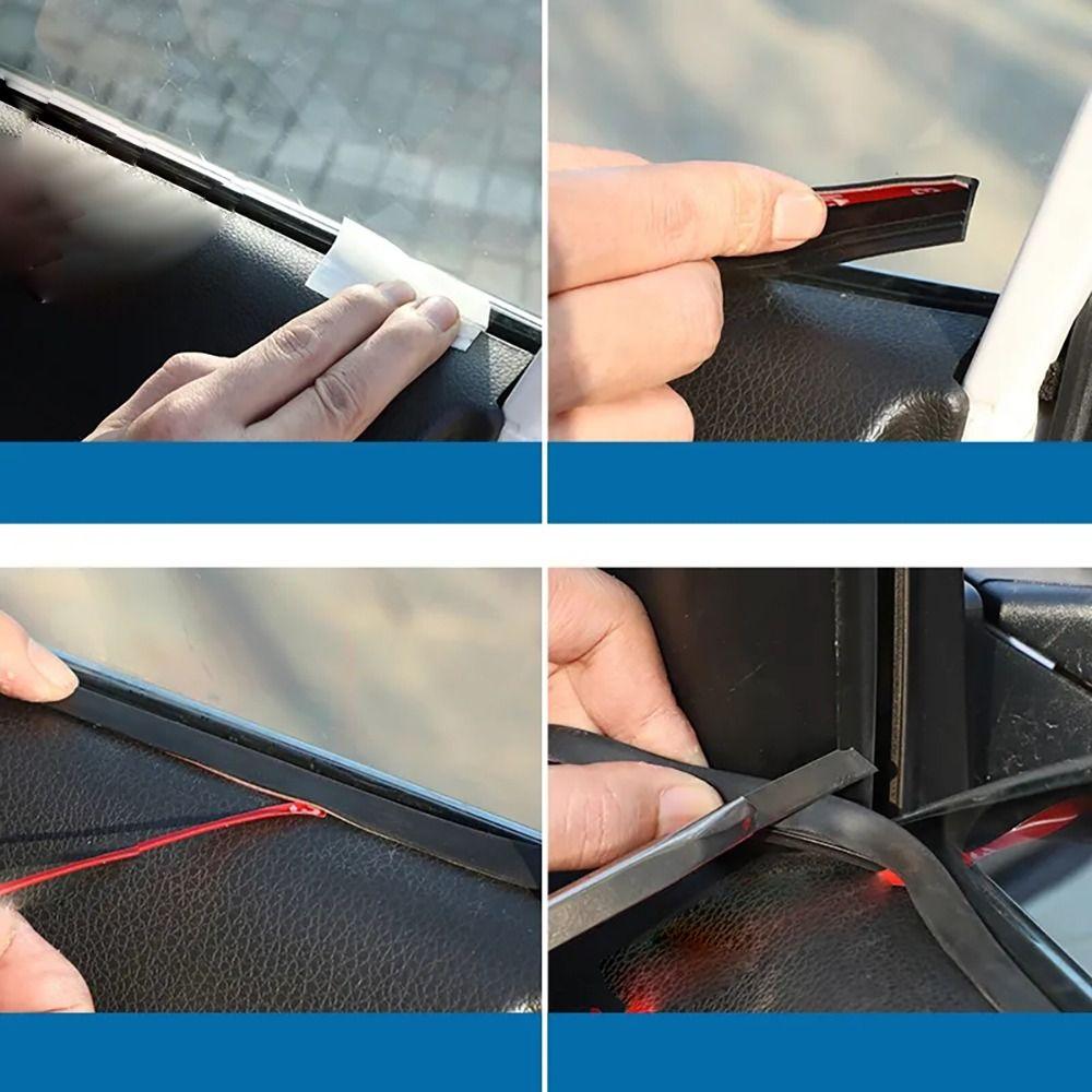 Водонепроницаемая уплотнительная лента для окна автомобиля, 7-образная форма, уплотнительные ленты для боковых окон автомобиля, уплотнительные ленты для багажника автомобиля