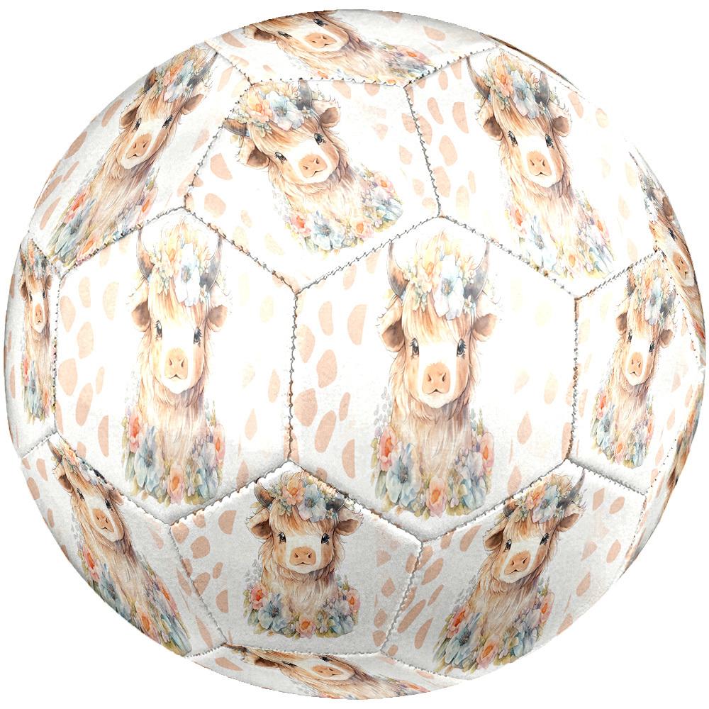 1pc Bohemian Cow Portrait Size 5 Soccer Ball Professional Match Training Football Indoor &Outdoor Sports Ball Lightweight Durable c6588