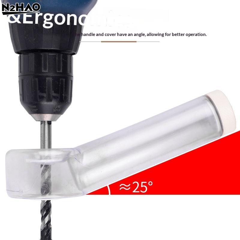1/2 шт. Герметичная система пылеулавливания Крышка для дрели с встроенным отсеком для хранения сверл Для чистой и безопасной сверления
