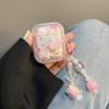 3D градиентный узор с бабочками и цветами Чехол для наушников AirPods 4 3 2 1 Pro2 Жесткий ПК чехол для AirPods 4 4-го Pro 2-го Coque FundasЦветочный кулон