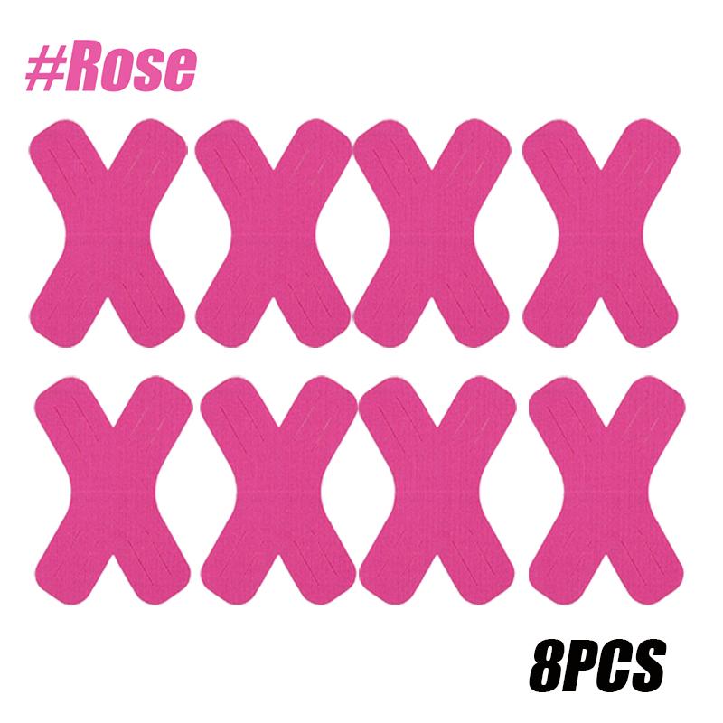 8/12 шт кинезиологическая лента для поддержки мышц эластичная спортивная лента для восстановления клейкая X-типа для коленей и плеч