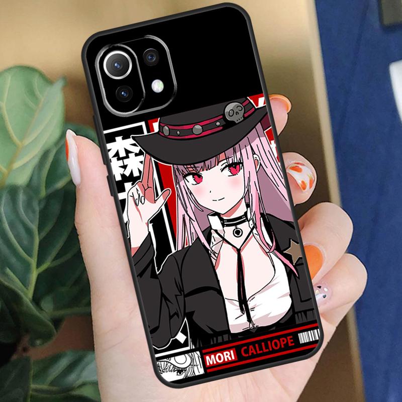 Чехол Calliope Mori Hololive для Xiaomi 15 14 Ultra 13T 14T 15T Pro 17 Pro Max POCO X7 X5 X6 F5 F6 F7 F8 Pro