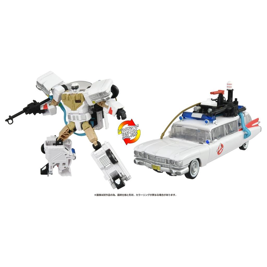 Takara Tomy Transformers Ghostbusters Action Figure T-Spark Ectotron/Ecto-1