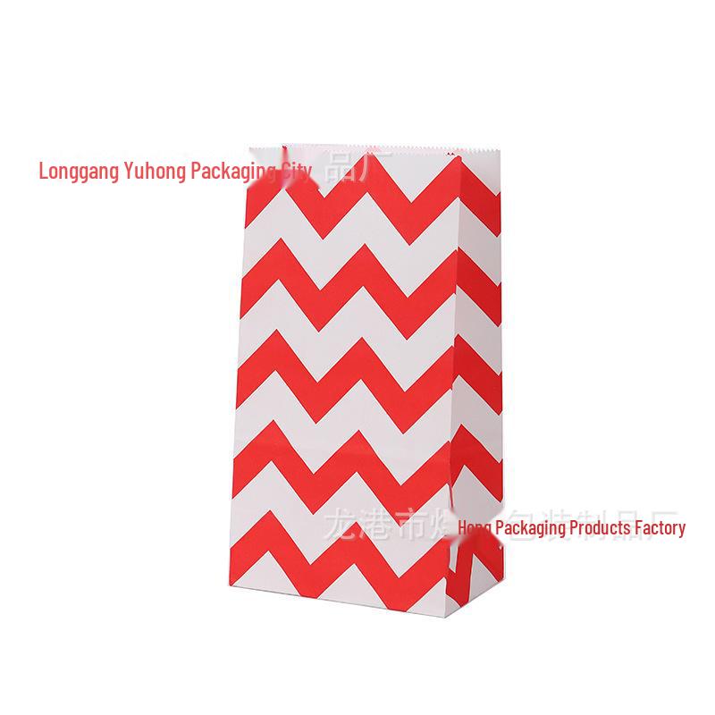 Пакеты для конфет из крафт-бумаги на заказ — красочные, милые, с квадратным дном