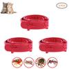 3 шт. Красный регулируемый ошейник для кошек от блох и клещей, ошейник для профилактики блох у кошек, товары для животных