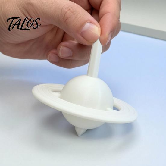 Gyro Toy Ornament 3D Printed Toy, with Integrated Counterweight Base, Stable Desktop Decoration Artistic Home Ornament, Matte Surface Durable