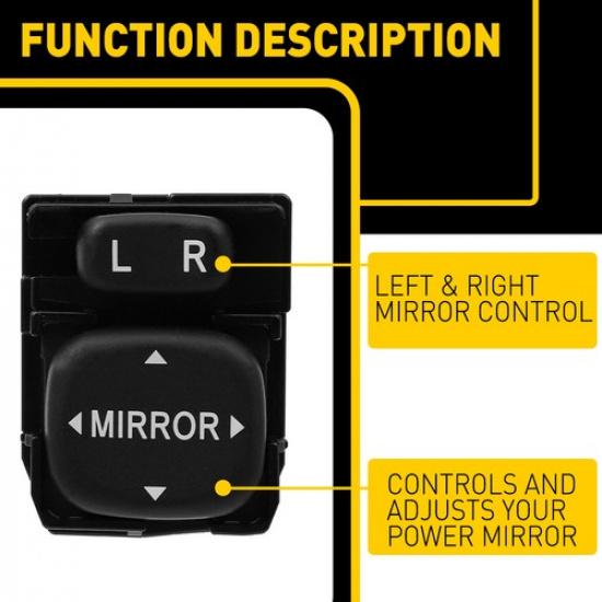 Power Mirror Switch For Toyota 2001-2012 RAV4 2009-2013 Toyota Corolla Highlande