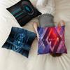 Чехлы на подушки с логотипом Alienware Мультяшные Декоративные для дивана Домашние Двусторонние Короткий плюш Милые Чехлы на подушки