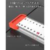 Multifunctional Combination T-Angle Ruler, Stylish Right Angle Ruler, Woodworking Multifunctional 2-in-1 Punching Positioning Ruler (Black and Red)