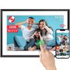 AKImart 32 ГБ 10,1-дюймовая цифровая фоторамка WiFi 1280x800 HD IPS Сенсорный экран Автоматическое вращение Крепление на стену Делитесь фото и видео с помощью приложения Frameo