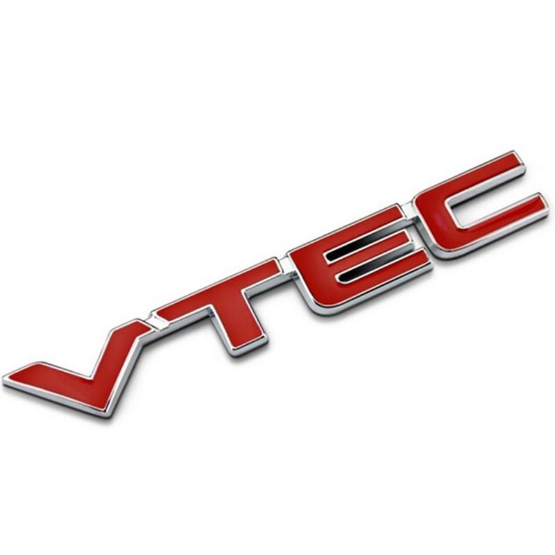 Автомобильные модифицированные буквы 2,4 210 220 370 GK5 VTEC I-VTEC Turbo VTI VTI-S AWD модифицированные металлические наклейки на корпус автомобиля наклейки на багажник автомобиля