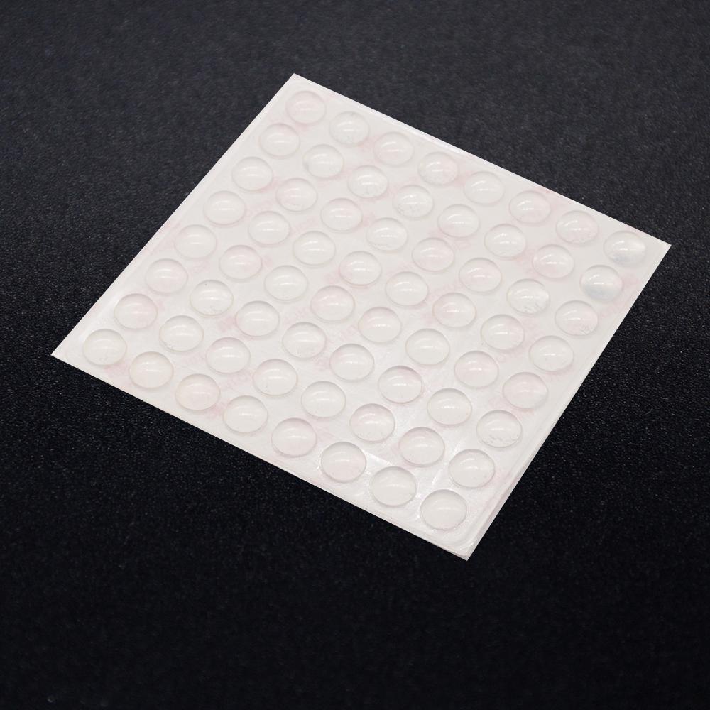 50 штук самоклеящихся силиконовых резиновых накладок-стопоров для защиты шкафа и двери