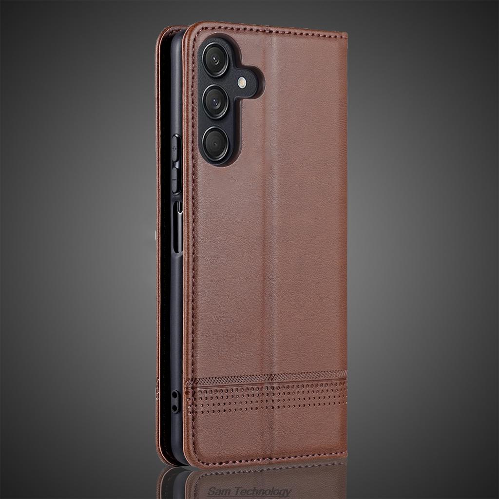 Роскошный магнитный адсорбционный кожаный чехол для Samsung Galaxy M55 (5G) Защитный чехол с откидной крышкой Capa Fundas Coque